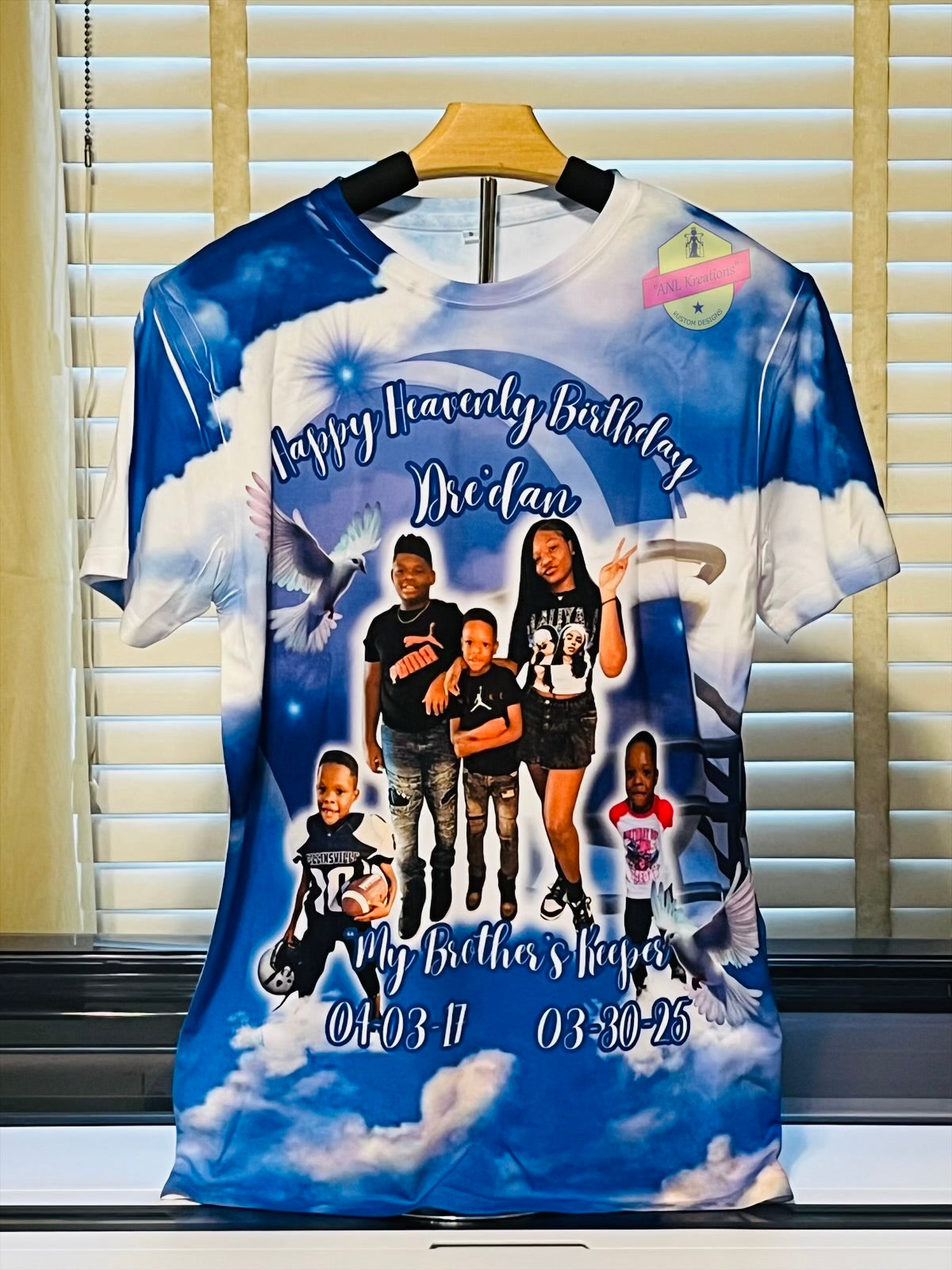 Adult Custom All Over 3-D Shirts