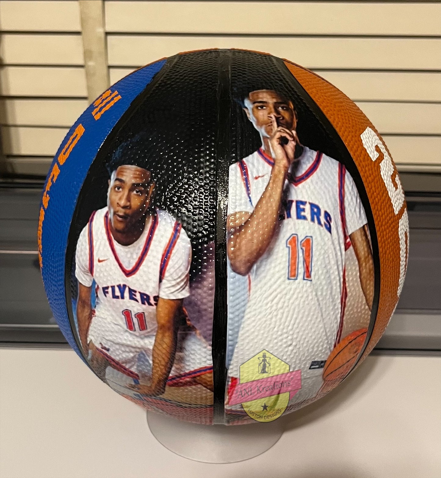 Customized Basketball or Football (For Display Purposes Only)