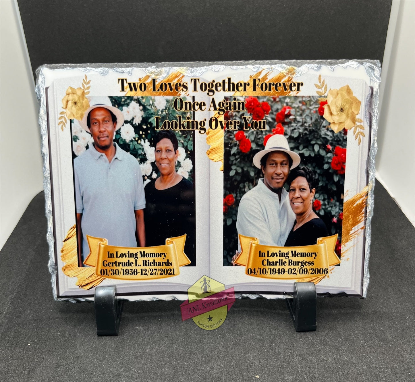 Personalized Memorial Plaques/Slates