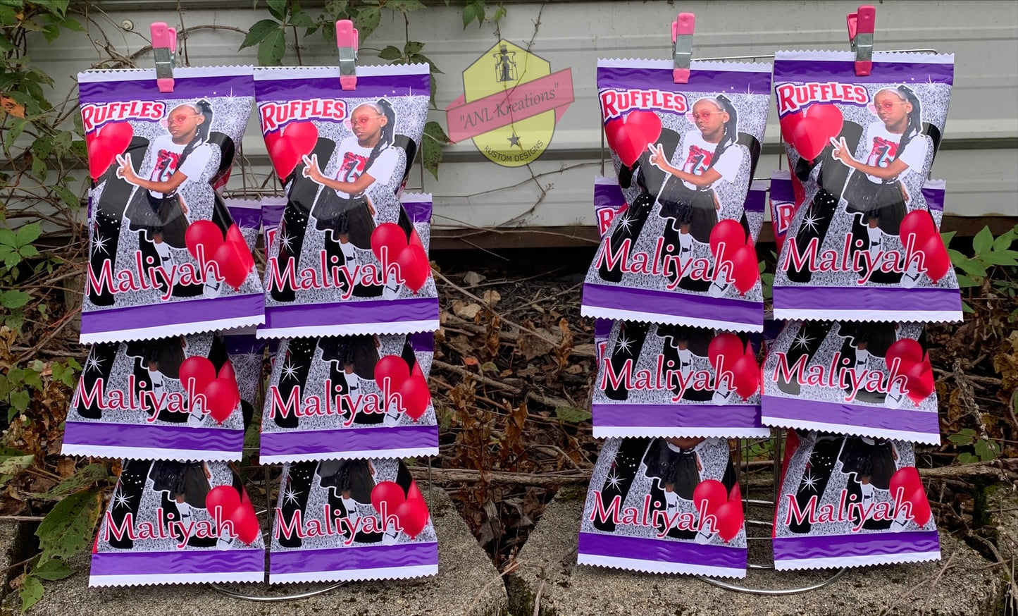 Custom Party Favors, Chip Bags, Treat Bags, Water Bottles, Candy Bars, Boxed Candies, Capri Suns, Kool Aid Jammers, Pringles, Foam Cups, Plastic Cups, Gabel Party Boxes, Clear Plastic Plates, Color/ Activity Books