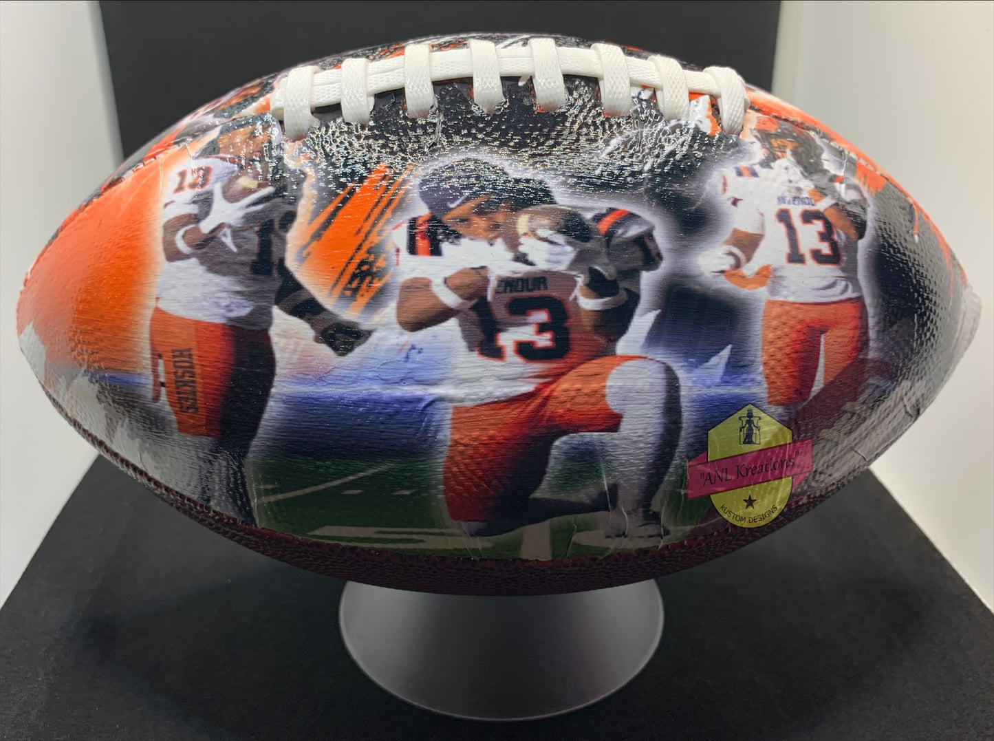 Customized Football (For Display Purposes Only)