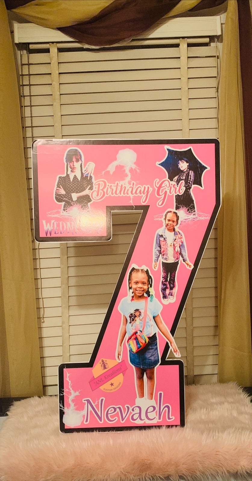 Custom Large Number Cut Outs