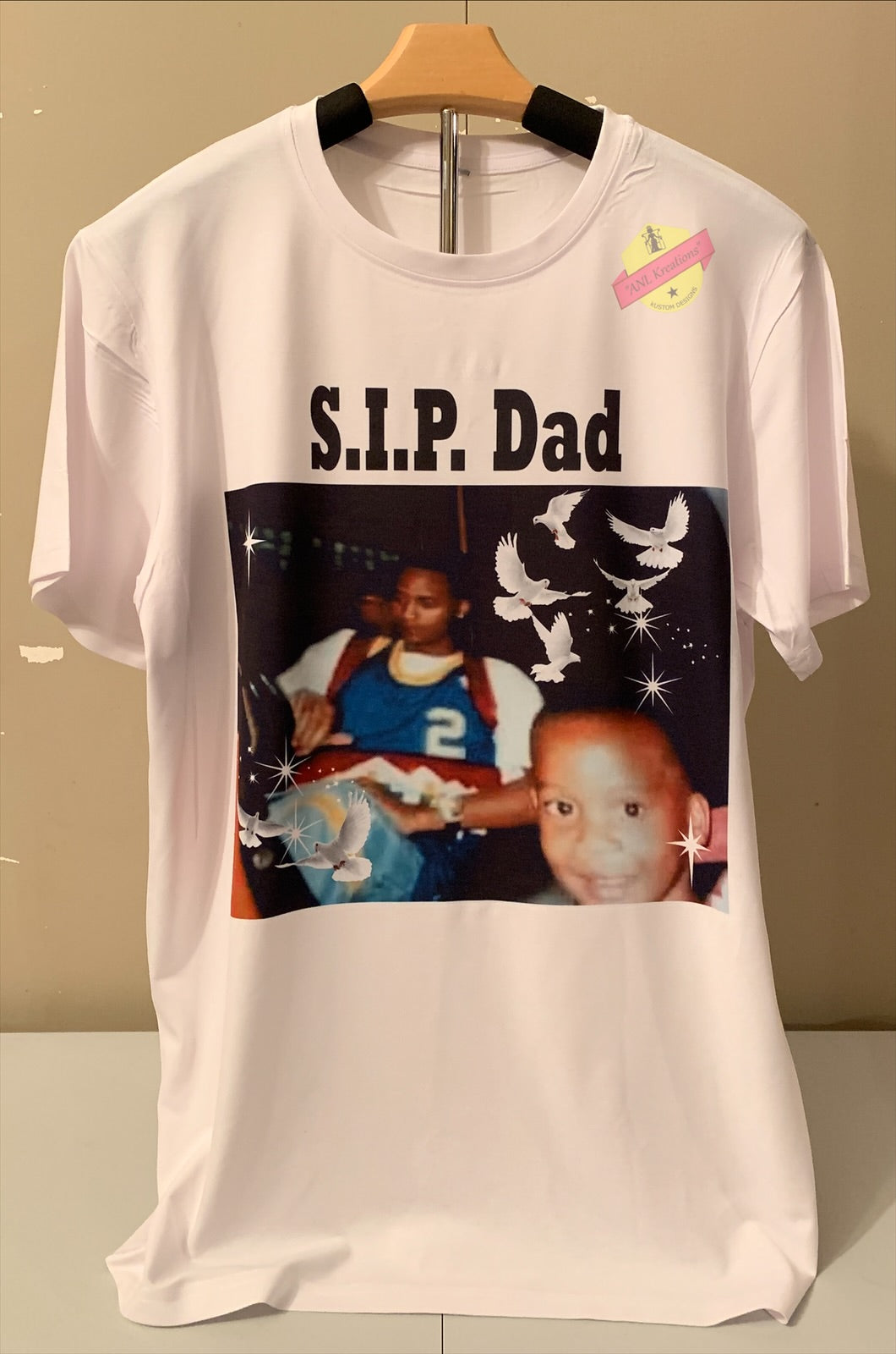 Custom Middle Image 3D T-Shirt