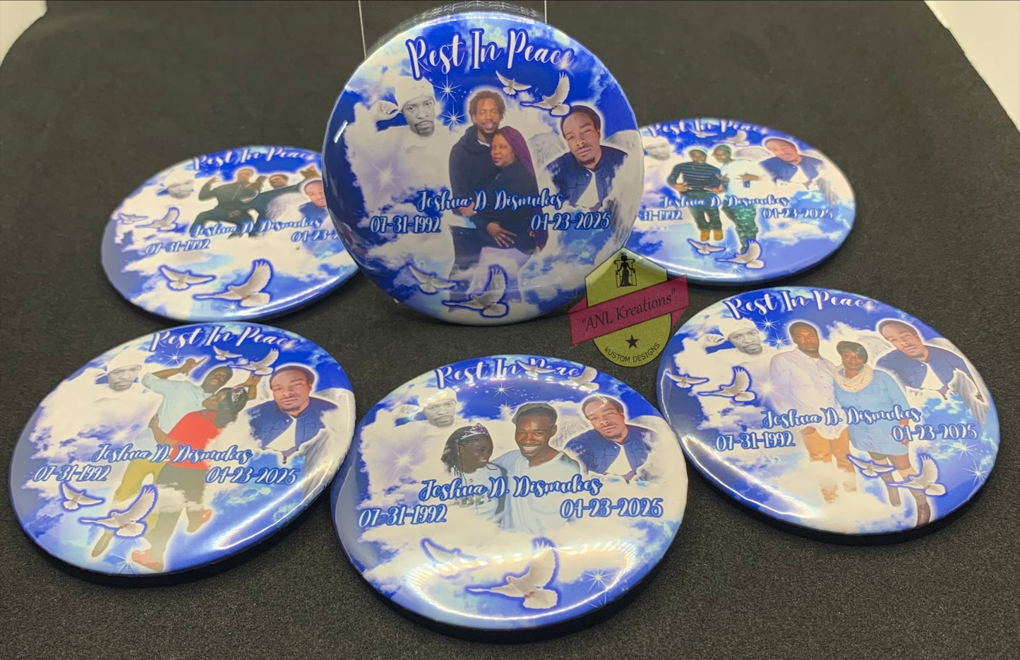 Custom Buttons, Personalized Photo Buttons, Picture Buttons, Picture Pins, Photo Pins