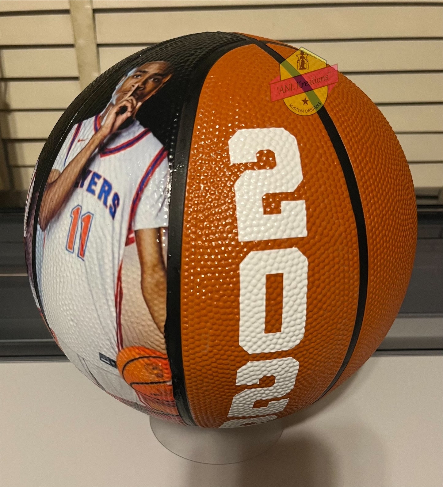 Customized Basketball or Football (For Display Purposes Only)