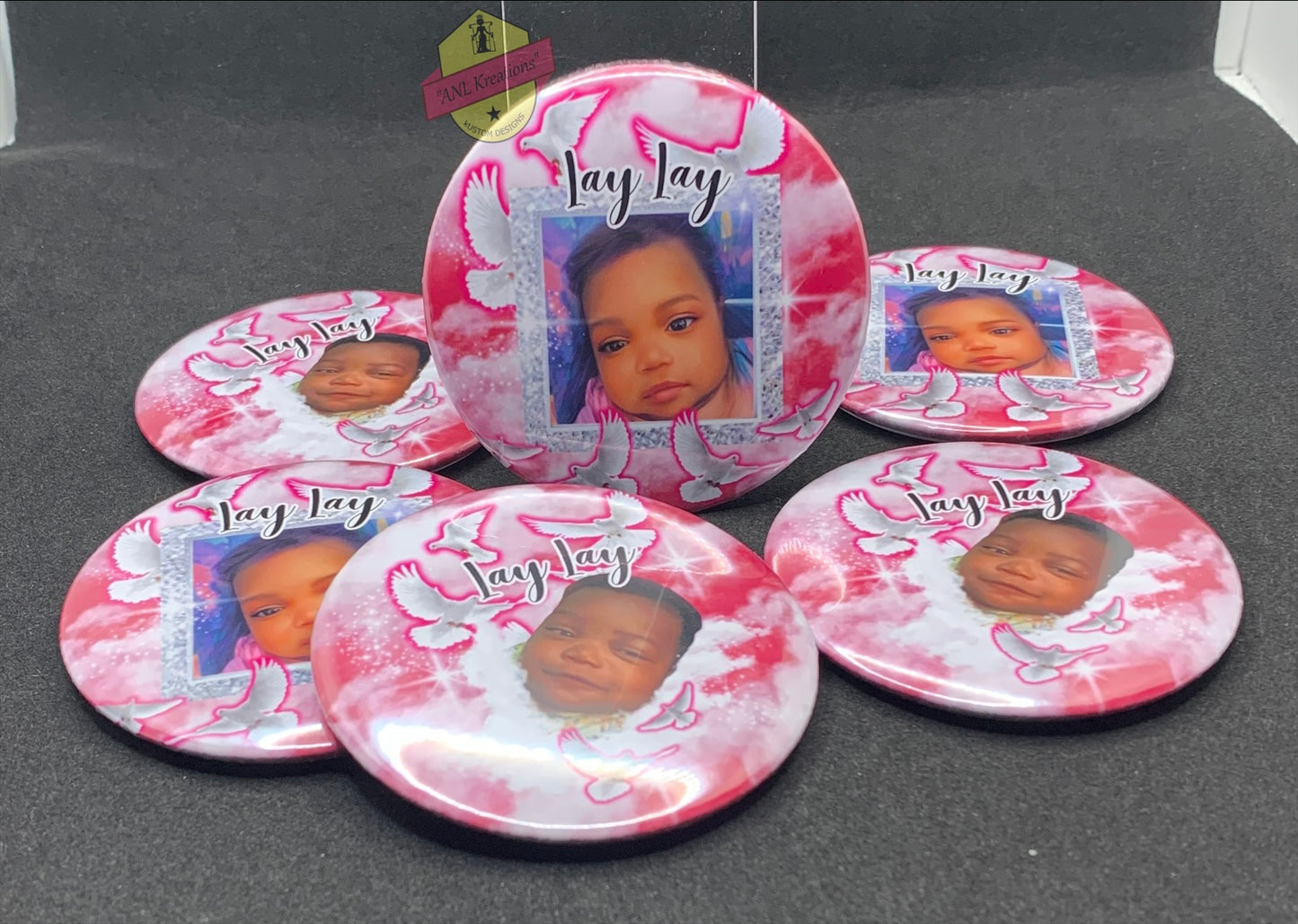 Custom Buttons, Personalized Photo Buttons, Picture Buttons, Picture Pins, Photo Pins