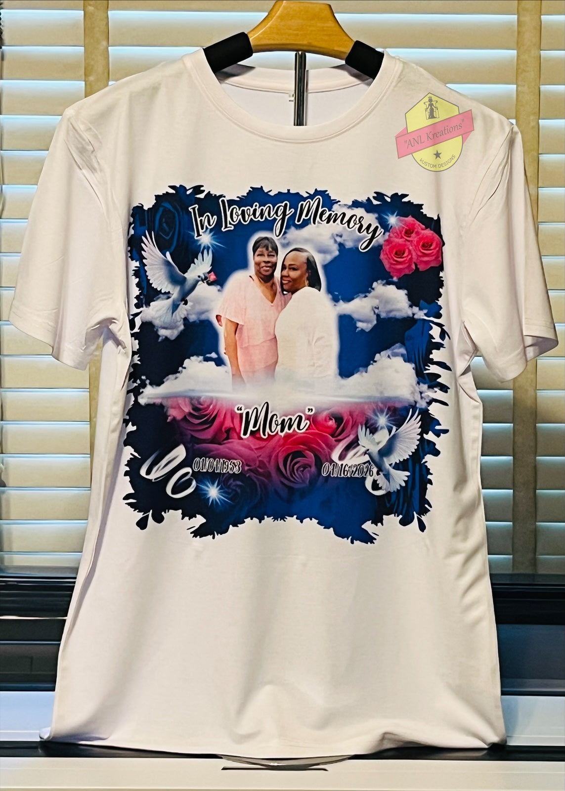 Adult Custom Middle Image 3D T-Shirt