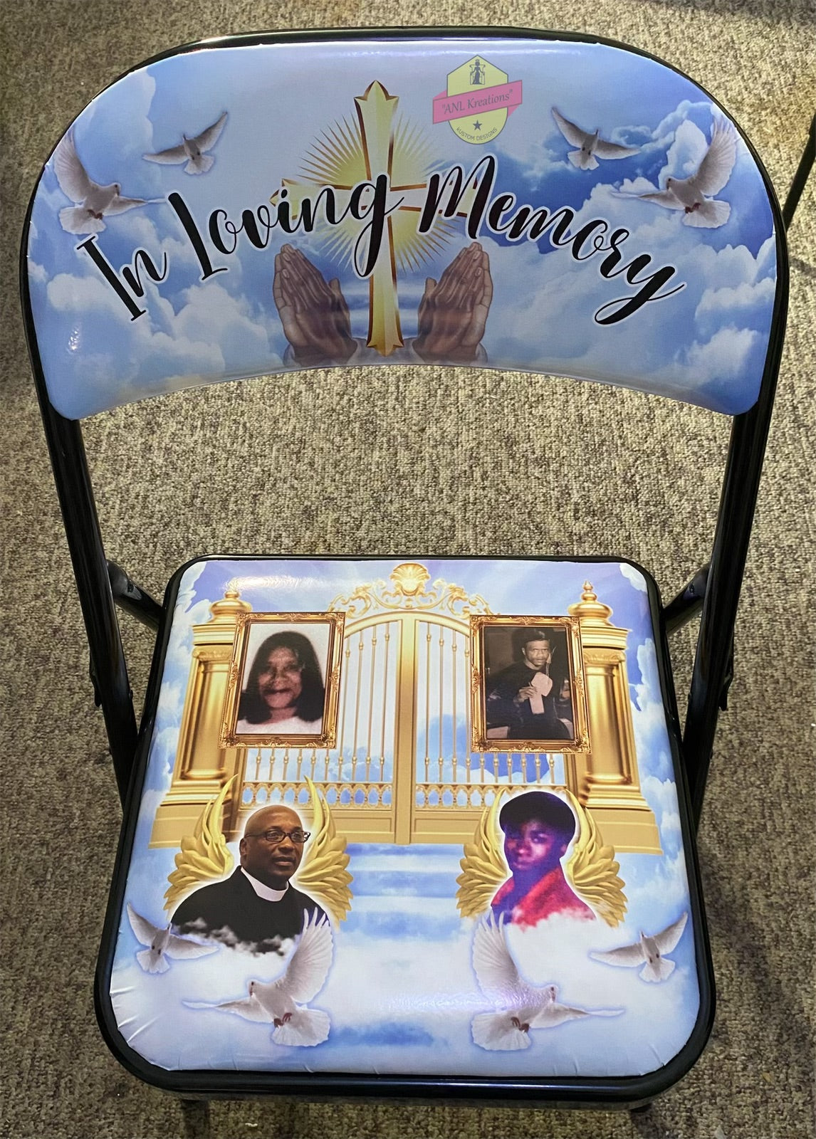 Custom Memorial Chairs
