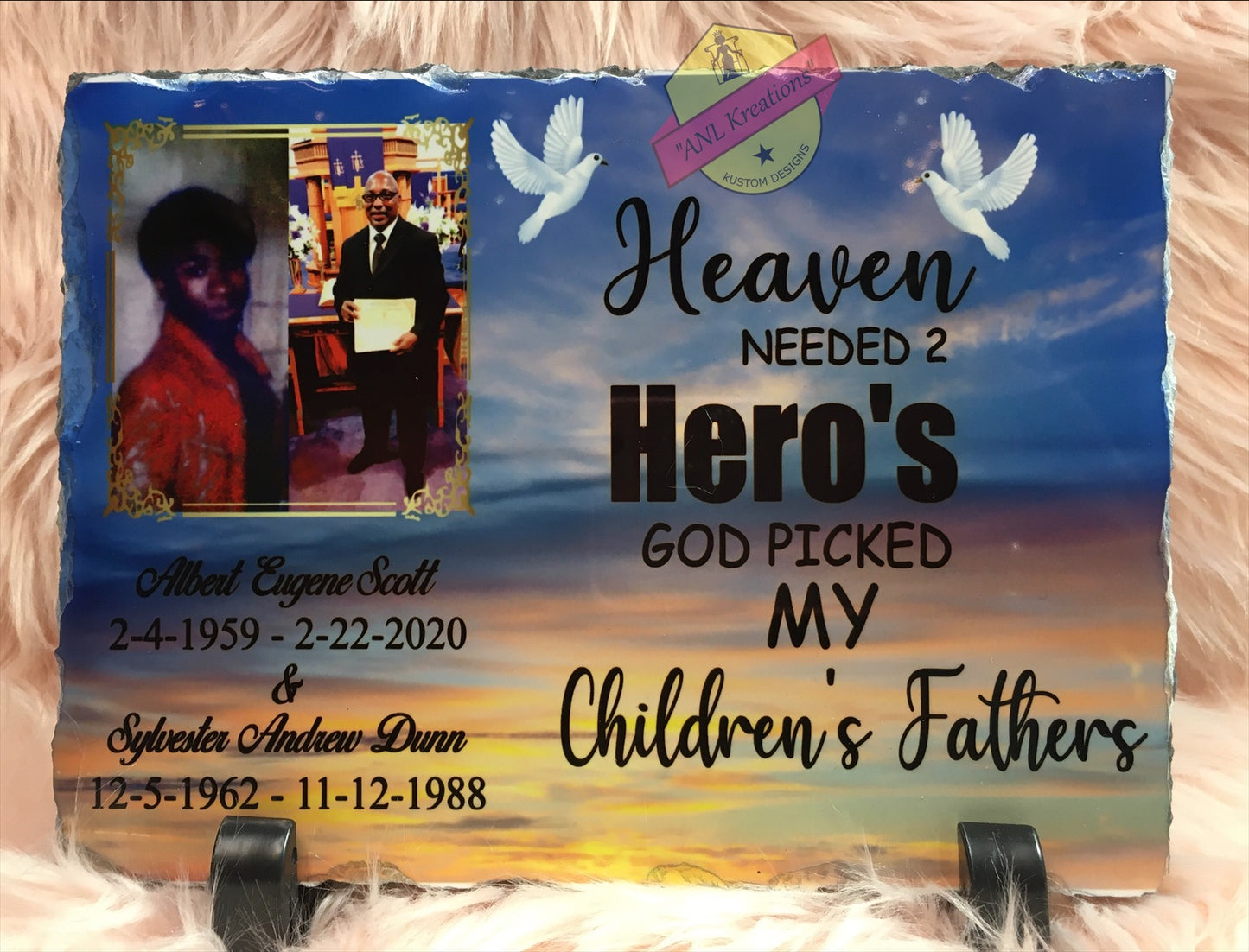 Personalized Memorial Plaques/Slates