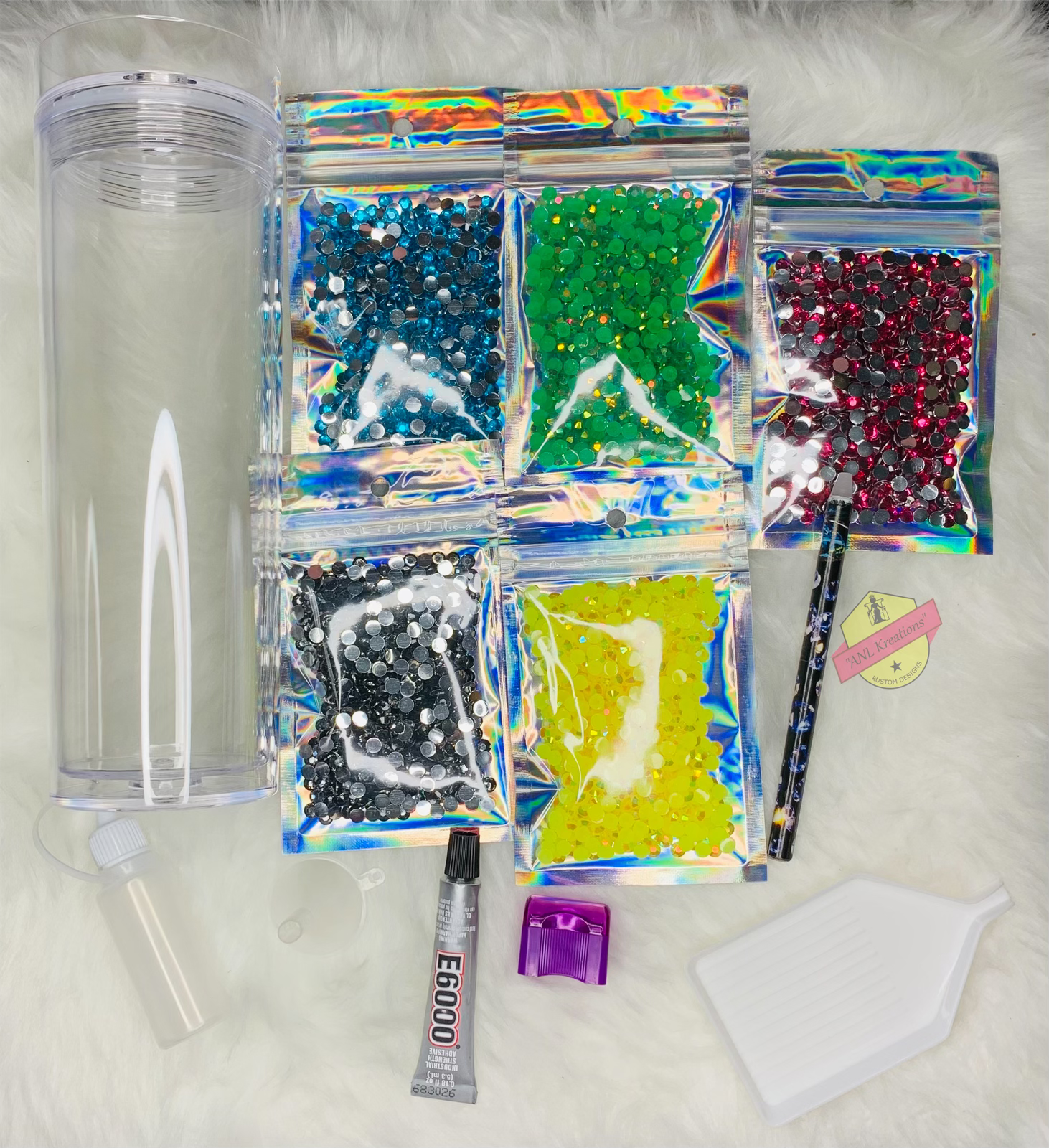 Rhinestone Bling Box Starter Kit with and without Tumbler