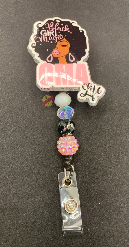 Custom Badge Reels, Work Badge Reel, RN, LPN, CNA, CMA, RMA, PA, NP, Pharmacy Tech, Lab Tech